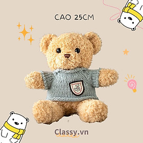 Mua Gấu bông Teddy Classy mặc áo siêu êm siêu mịn B1375 B1376
