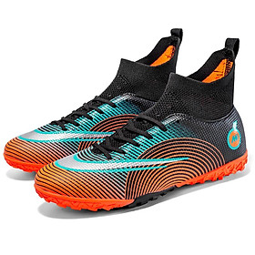 LCRTZKG Mens Football Boots Breathable Nail Boots Giày cao mắt cá chân trẻ em Giày thể thao chống trượt 2023 Bán buôn