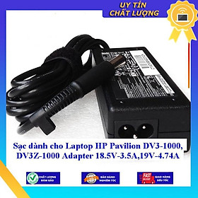 Sạc dùng cho Laptop HP Pavilion DV3-1000 DV3Z-1000 Adapter 18.5V-3.5A19V-4.74A - Hàng Nhập Khẩu New Seal