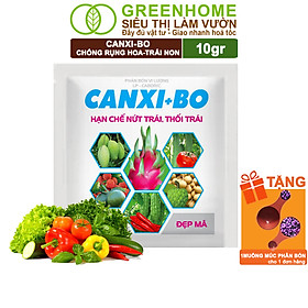 Phân Bón Canxi Bo Greenhome, Viên 10Gr, Tăng Đậu Trái, Chống Rụng Hoa Và Trái Non, Chống Thối Trái