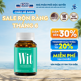 Viên Uống Bổ Mắt WIT Ecogreen Giảm Mỏi Mắt, Tăng Cường Thị Lực Mắt Cho Bé Và Người Lớn