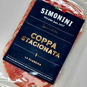 Thịt heo muối Coppa Stagionata Simonini sliced 80g