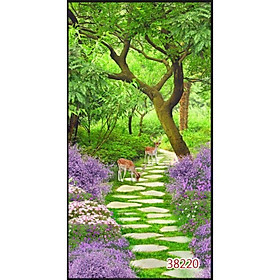 Mua tranh 3D dán kính 2 mặt 60x120cm