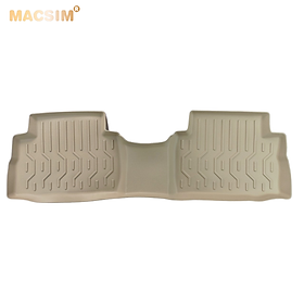 Thảm lót sàn xe ô tô HYUNDAI SANTAFE 2018+ đến nay. Nhãn hiệu Macsim chất liệu nhựa TPV màu be.