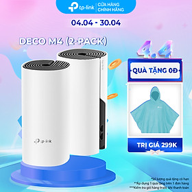Hình ảnh Bộ Phát Wifi Mesh TP-Link Deco M4 (2-pack)  Băng Tần Kép MU-MIMO AC1200 - Hàng Chính Hãng
