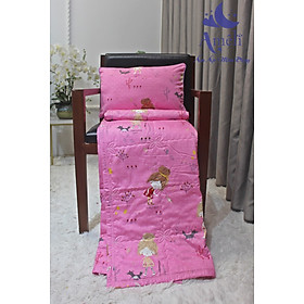 Chăn trẻ em vải hàn quốc tặng kèm gối cho bé
