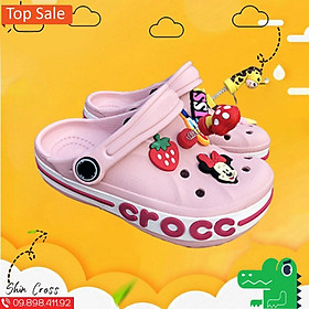 Dép cross cho bédép cross bé gái SUCBAYKID hồng