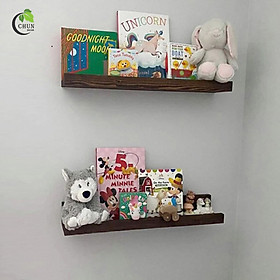 Mua Kệ Gỗ Treo Tường Màu Socola Để Khung Ảnh  Đồ Lưu Niệm Trang Trí Nội Thất CHUN DECOR