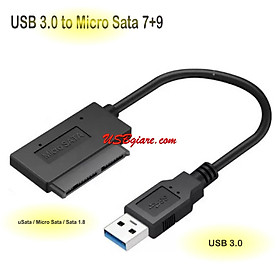 Mua CÁP CHUYỂN ĐỔI USB 3.0 SANG MICRO-SATA CHO 1.8INCH HDD SSD USB3.0 SANG 16PIN MSATA 7+9 PIN