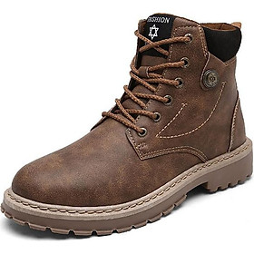 Giày Boot Nam Cao Cấp Chống Thấm Chống Trơn Trượt ZARIS ZR6823