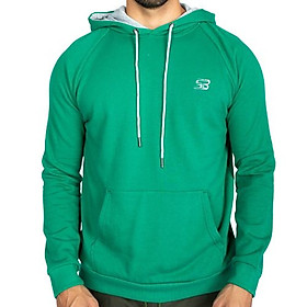 Áo hoodie nam Simple & Basic , có túi trước, màu xanh lá