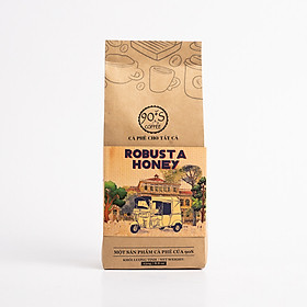 Cà Phê Robusta Honey Rang Xay Nguyên Chất - Dạng Bột - 90S Coffee Vietnam - 100% Cà Phê Sạch Cao Cấp