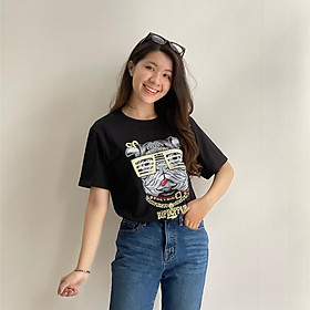 ÁO THUN CỔ TRÒN NỮ HIPHOP CỰC CHẤT , PHONG CÁCH , SIÊU HOTT KME FASHION