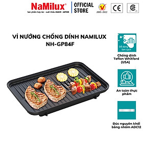 Mua Vỉ Nướng Chống Dính NaMilux NH-GP84F│Phủ Lớp Chống Dính Teflon Whitford│Hàng Chính Hãng