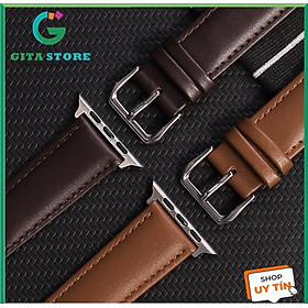 Mua Dây da bò cao cấp 40mm 44mm 38mm 42mm cho Apple Watch IWatch Series 7 6 5 4 3 2 1