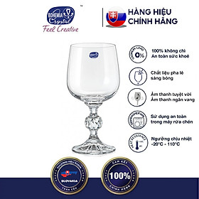 Mua Bộ 6 ly uống rượu vang pha lê Tiệp khắc klaudie 230ml