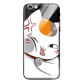 Ốp kính cường lực cho iPhone 6s Plus mèo 01 - Hàng chính hãng