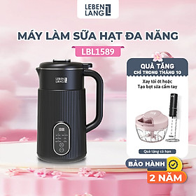 Mua Máy làm sữa hạt đa năng Lebenlang LBL1589  làm sữa hạt nhanh trong 25 phút  công suất 600W  dung tích 1000ml  bảo hành 2 năm - hàng chính hãng