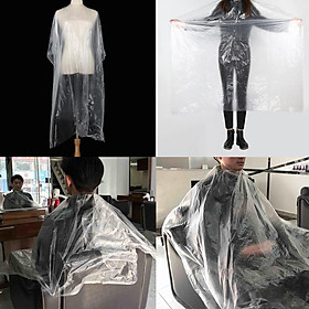 100pcs Large Disposable Hair Cutting Cape Gown Barber Capes Hairdressing