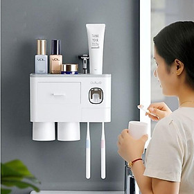 Mua Bộ Nhả Kem Đánh Răng Tự Động 2 Cốc PEAFLO