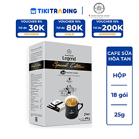 Cà phê sữa hoà tan rang xay 3in1 Special Edition - Hộp 18 gói x 25gr