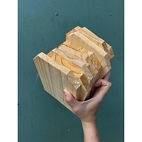 Mua MIẾNG GỖ MINI   THANH GỖ   KHỐI GỖ 15x10x1cm GỖ THÔNG GIA DỤNG BÀO LÁN 4 MẶt