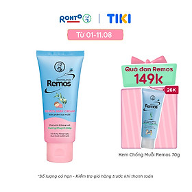Kem chống muỗi đốt cho bé từ 6 tháng tuổi hương khuynh diệp Rohto Mentholatum Remos Baby Cream 70g