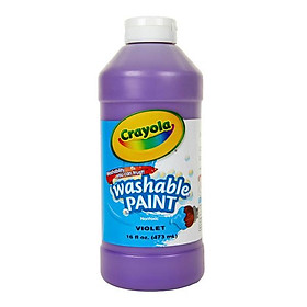 Màu Nước Washable Paint - Có Thể Tẩy Rửa Được 473 ml - Crayola 5420167040 - Violet