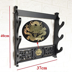 Mua Giá Treo Kiếm 3 Tầng Loại Cao Cấp Khắc Hình Rồng - CC3