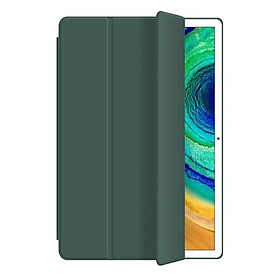 BAO DA SMART COVER SILICON, ỐP LƯNG SILICON CHO IPAD CÓ KHE CÀI BÚT APPLE PENCIL CHO IPAD 10.2 INCH, 10.5 INCH, IPAD PRO 11 INCH - Đen - iPad Gen 11 A16