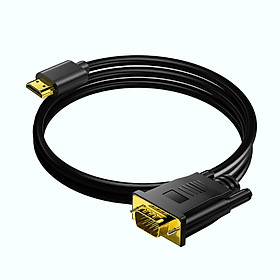 HDMI to VGA Cable Maximum Resolution 1920x1200 Male to Male Adapter Converter for Computer