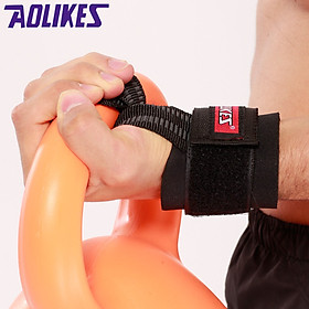 Dây kéo lưng trợ lực cổ tay AOLIKES 7638 nâng tạ tập gym sports fitness protection help wristbands