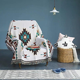 Khăn phủ Sofa, Thảm sofa vintage dệt 2 mặt nhập khẩu size lớn 180x230cm