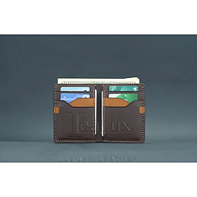 Ví Da Epsom Dáng Đứng Handmade Lealux Epsom Wallet 3