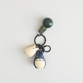 Hình ảnh Móc khóa totoro đèn trang trí balo cặp táp