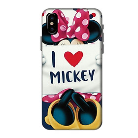 Ốp Lưng Dành Cho Điện Thoại iPhone X - I Love Mickey