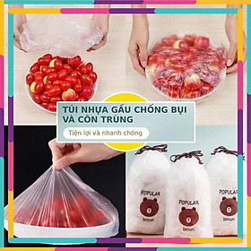 Màng bọc thực phẩm có chun co dãn sét 1 bich 100 cái có thể tái sử dụng