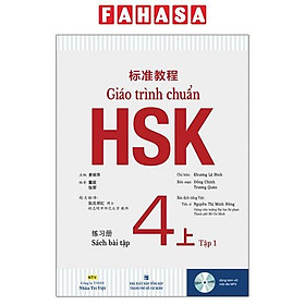 Giáo Trình Chuẩn HSK 4 - Tập 1 - Sách Bài Tập