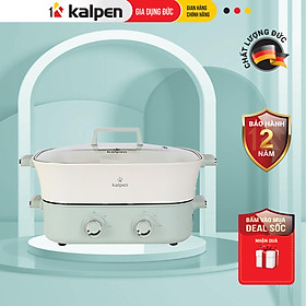 Mua Bếp Nướng Lẩu Hai Ngăn Đa Năng Chính Hãng Kalpen 6.5L Công Suất 2200W Bảo Hành 2 Năm