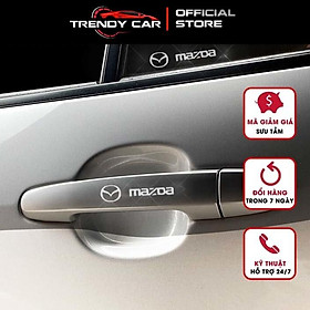 Miếng decal dán trang trí xe ô tô đẹp, tem kim loại chìm in logo hãng xe Mazda 2, 3,6 Mazda Cx-5, Cx-8,BT50