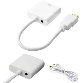 Mua Cáp Chuyển HDMI to VGA có AUDIO cao cấp