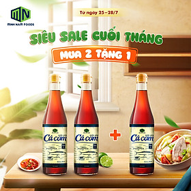 [MUA 2 TẶNG 1] Nước Mắm Phú Quốc Cá Cơm Tròn Vị 500ML - Minh Nam Foods