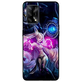 Ốp lưng dành cho Oppo A54 - A74 - A94 - A15 / A15s mẫu Mỹ Nữ Tóc Hồng