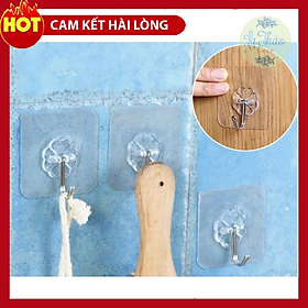 Mua Combo 5 10 20 30  50 70 80 100 Móc dán tường Trong Suốt Thánh chịu lực  (Tối Đa 10kg)