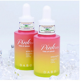 Serum Chống Nắng Hàn Quốc chiết xuất rau má: Dưỡng Trắng Nâng Tone - DABO PINK CICA TONE UP SERUM 30ml
