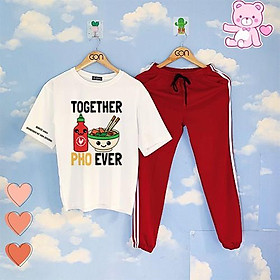 COMBO TIẾT KIỆM Set Đồ Bộ Áo Thun Tay Lửng Quần Kẻ 3Sọc, Quần Ulzzang 2 Sọc