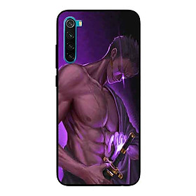 Ốp Lưng in cho Xiaomi Redmi Note 8 Mẫu Zoro Mắt Sẹo - Hàng Chính Hãng