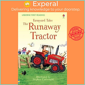 Sách - First Reading Farmyard Tales : The Runaway Tractor by Heather Amery (UK edition, paperback)