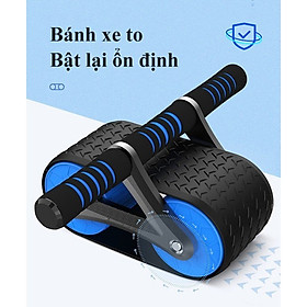 Con Lăn Bánh Xe Tập Cơ Bụng Sử Dụng Công Nghệ Mới Có Phanh Lò Xo Trợ Lực + Kèm Thảm Lót Gối