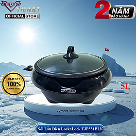 Nồi lẩu điện LocknLock 5L EJP431SN - EJP331BLK - Hàng Chính Hãng Bảo Hành 2 Năm